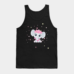 Cute baby elephant Tank Top